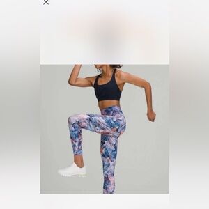LuluLemon High Rise Multi Colored Leggings Size 2